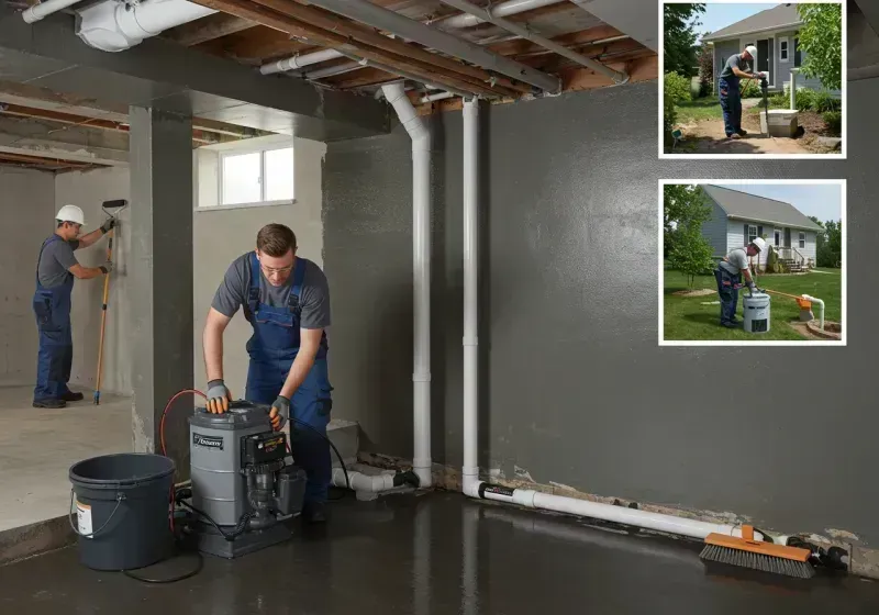 Basement Waterproofing and Flood Prevention process in Haralson County, GA